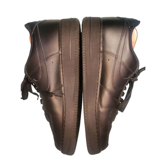 Nike Air Force 1 Low Triple Black Shoes Sneakers AF1  Men's Size 10.5 NO BOX - Picture 4 of 9